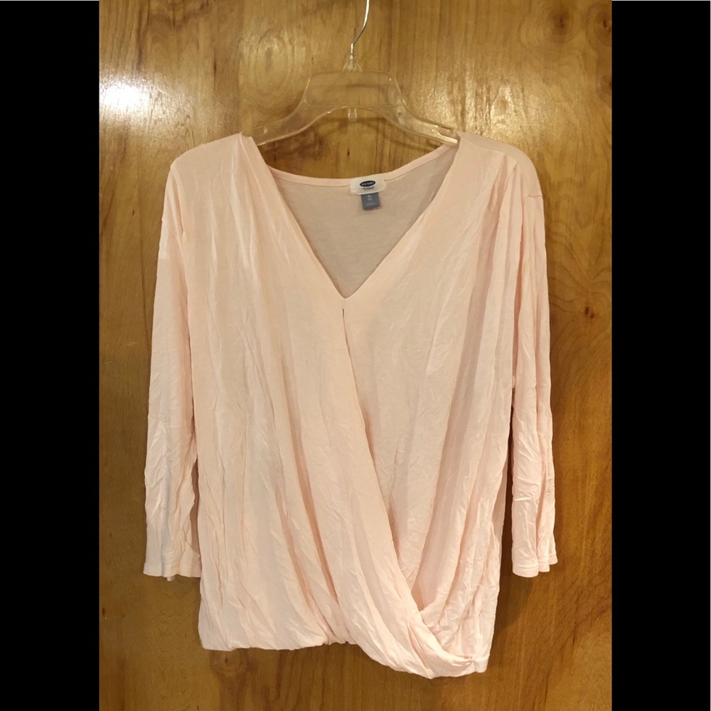 Old Navy faux wrap shirt